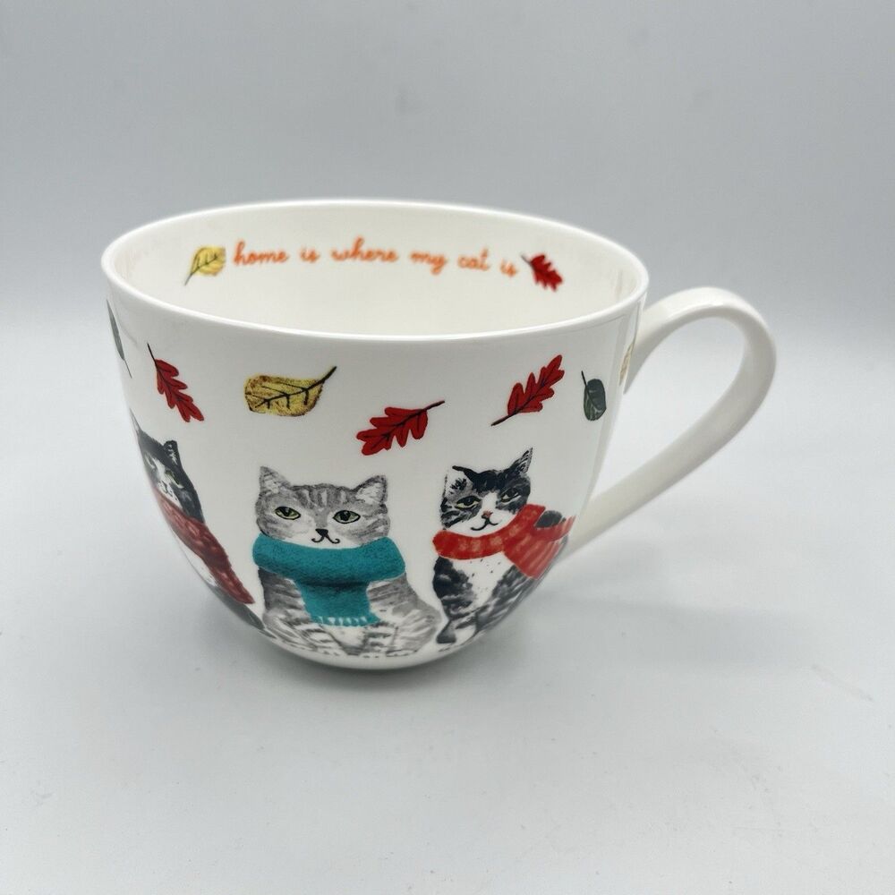 HARVEST GREEN STUDIO “HOME IS WHERE MY CAT IS” MUG